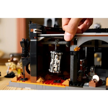 Bloques construcción infantiles - Detalle de la torre de Lego Barad-dûr