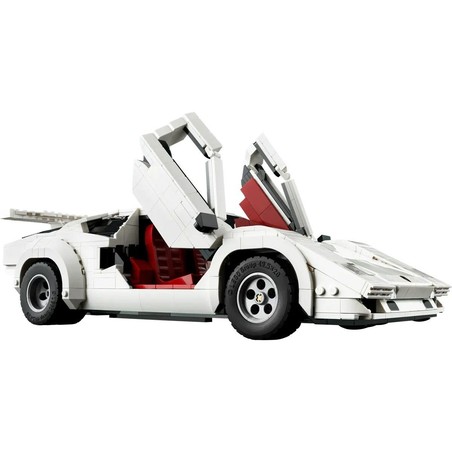 Lego Lamborghini Countach con llantas y neumáticos auténticos