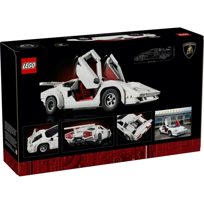Lego ICONS Lamborghini Countach, una joya para coleccionistas