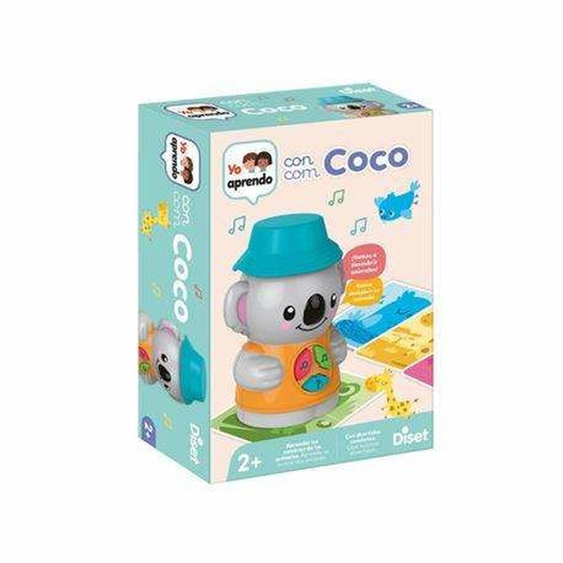 Juego educativo de animales Diset Coco interactivo para niños