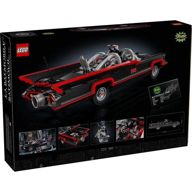 Batmobile Lego para adultos: caja del set con 1822 piezas