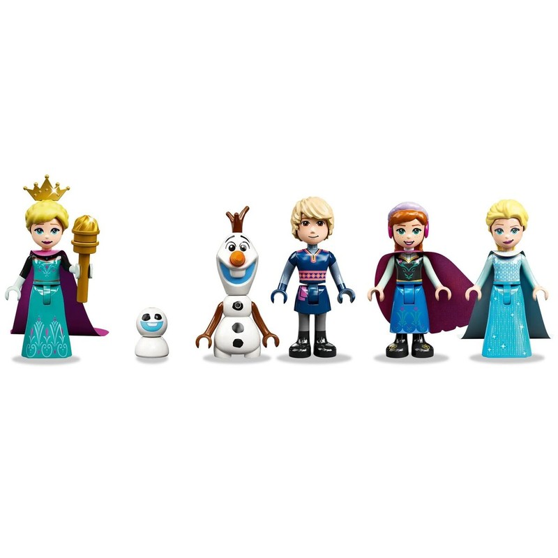 Lego Disney Frozen El Castillo de Hielo: vista frontal completa de la maqueta