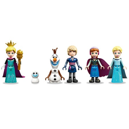 Lego Disney Frozen El Castillo de Hielo: vista frontal completa de la maqueta