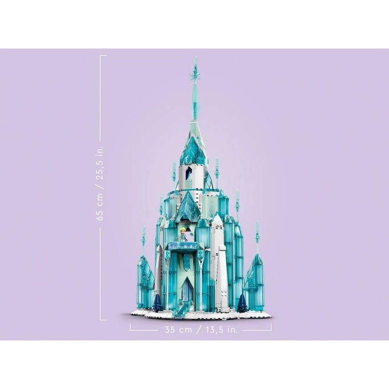 Maqueta coleccionista Lego Frozen 43197 con personajes Olaf y Kristoff