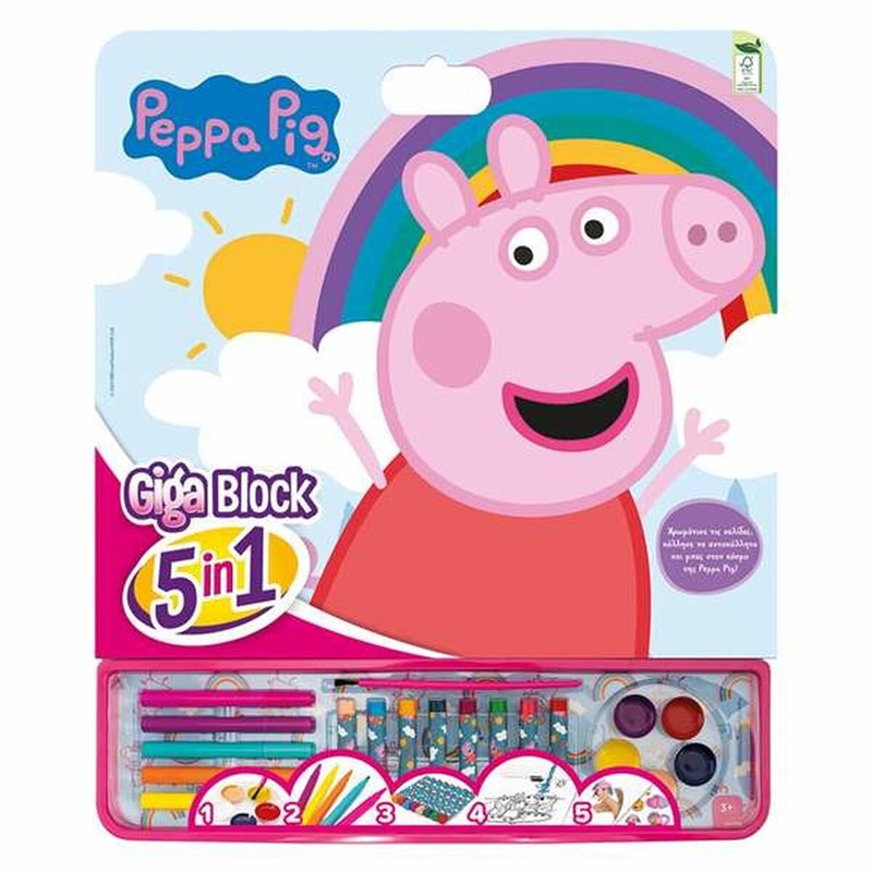 Set de Dibujo Peppa Pig para diversión creativa infantil