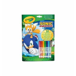Manualidades niños set dibujo Sonic accesorios para pintar