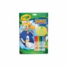 Manualidades niños set dibujo Sonic accesorios para pintar