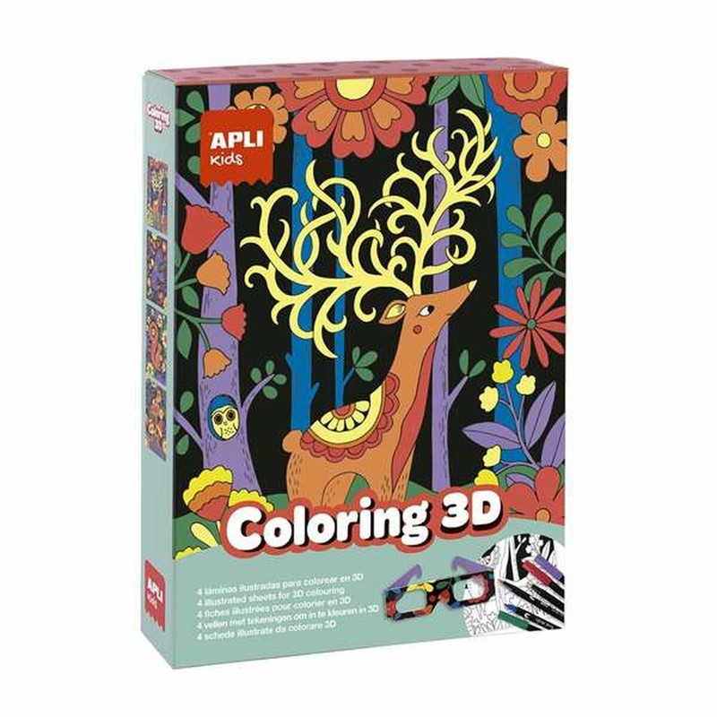 Set de manualidades niños Apli con accesorios para dibujar y crear