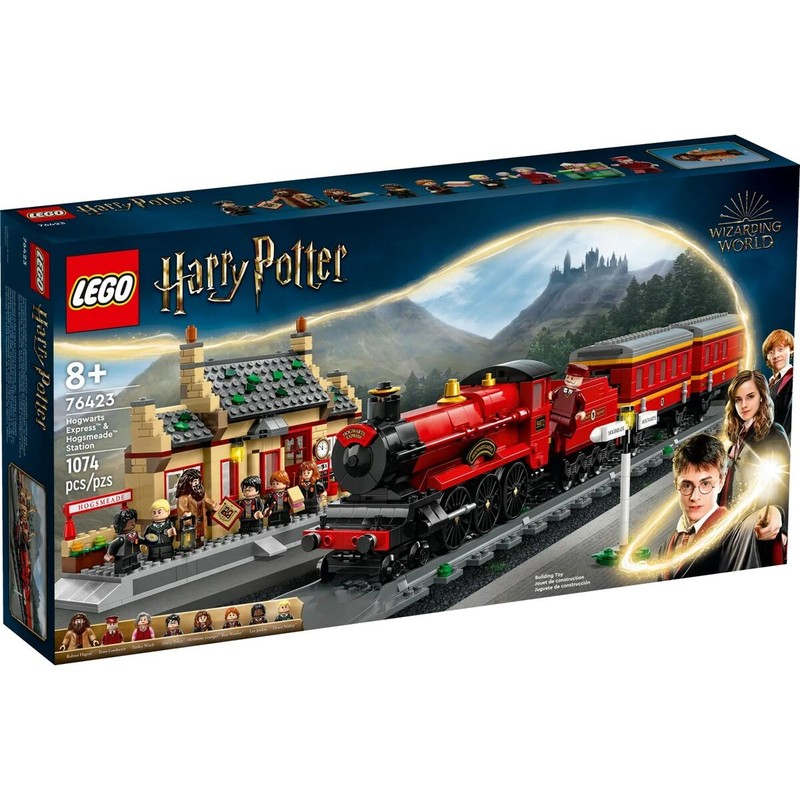 Set LEGO Harry Potter Hogwarts Express 76423, tren y estación Hogsmeade