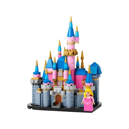 Modelo detallado LEGO del emblemático castillo Disney