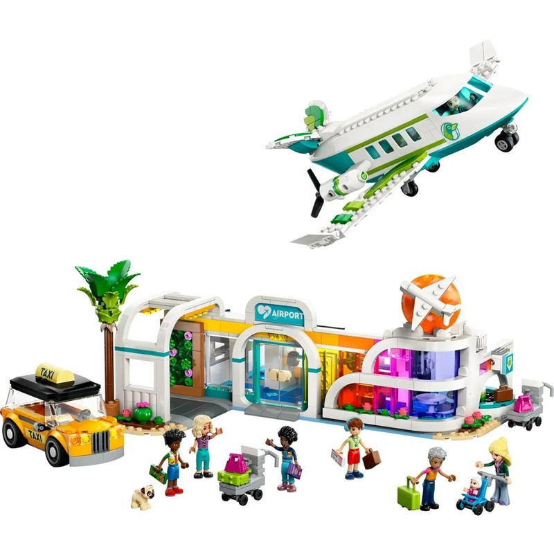 Torre de control LEGO Friends: detalle de la estructura