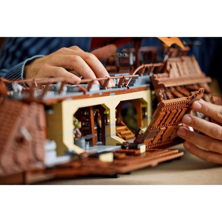 Lego Star Wars Jabba Sail Barge en acción