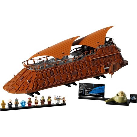 Comparativa de tamaño del Lego Star Wars Jabba Sail Barge