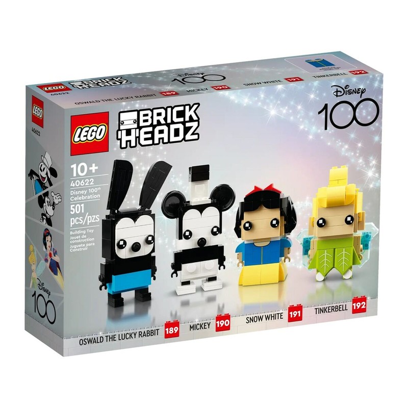 Juguetes construcción niños LEGO Disney 100th Celebration con figuras
