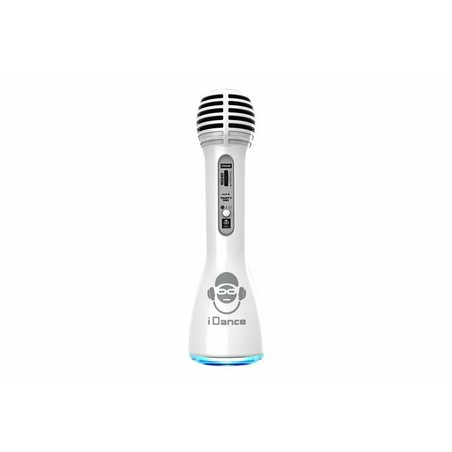 Micrófono karaoke portátil infantil, perfecto para fiestas y desarrollo creativo.