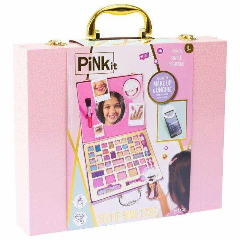 Juego de maquillaje infantil con diseño vibrante