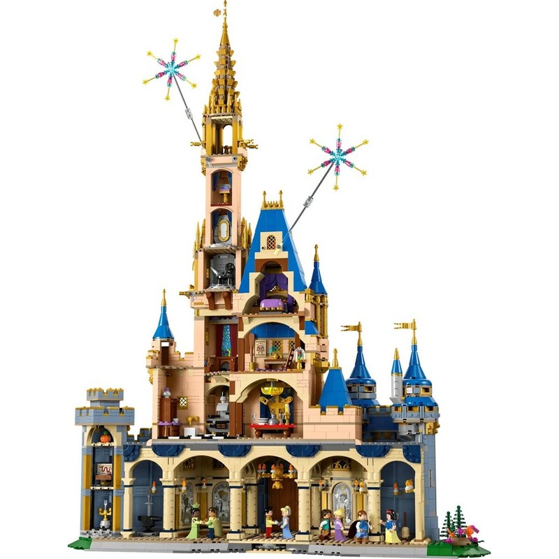 Lego Castillo de Cenicienta acabado y expuesto