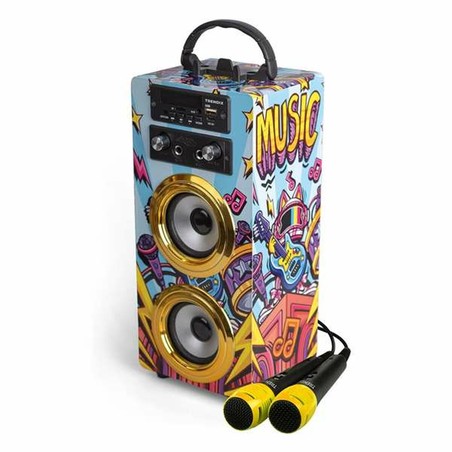 Altavoz portátil con micro para diversión musical en cualquier lugar