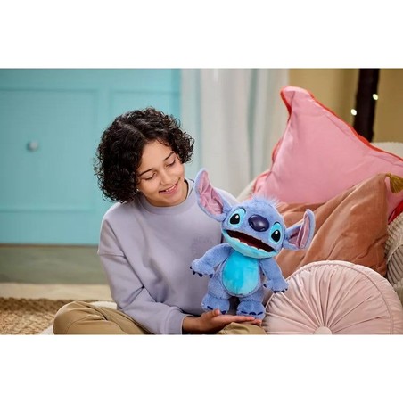 Peluche electrónico Stitch, juguete educativo para desarrollo infantil