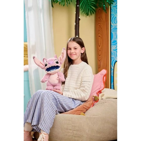 Stitch Chatty Angel - Mascota con sonido y reacciones divertidas