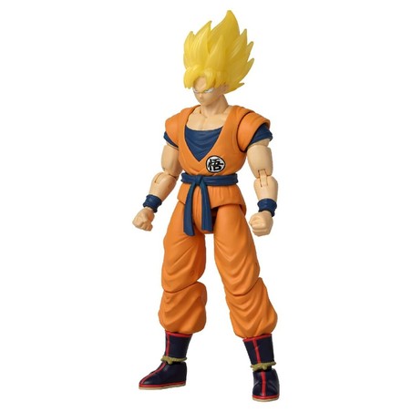 Detalle figura de acción Goku Super Saiyan
