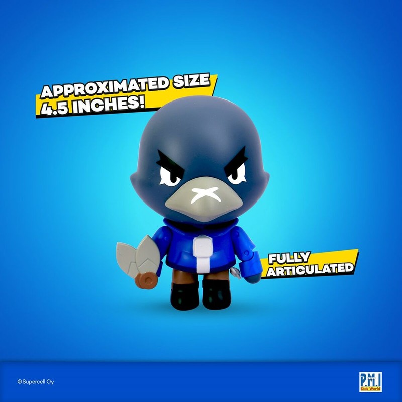 Figura coleccionable Brawl Stars Crow, detalle capa