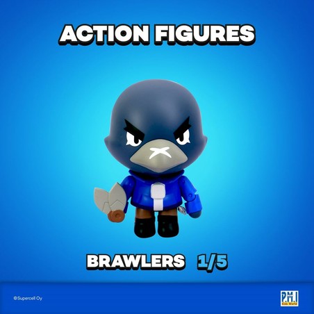 Colección figuras Brawl Stars: Crow en acción