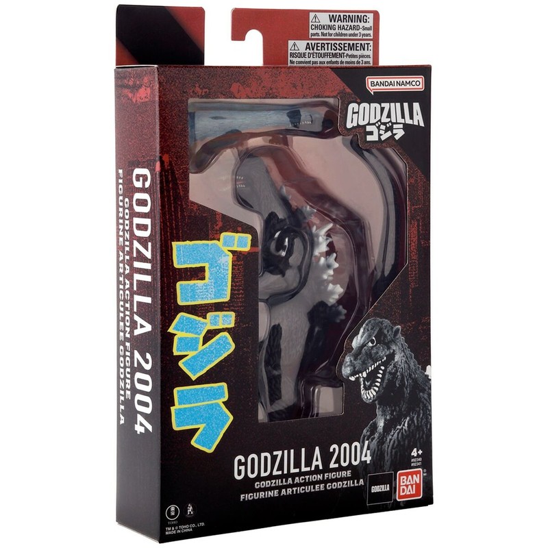 Figura coleccionable Godzilla Bandai en pose de ataque