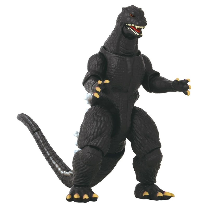 Godzilla 2004: juguete articulado Bandai desde múltiples ángulos