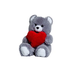 Peluche Oso Grande GO GIFT FRANK gris 50 cm