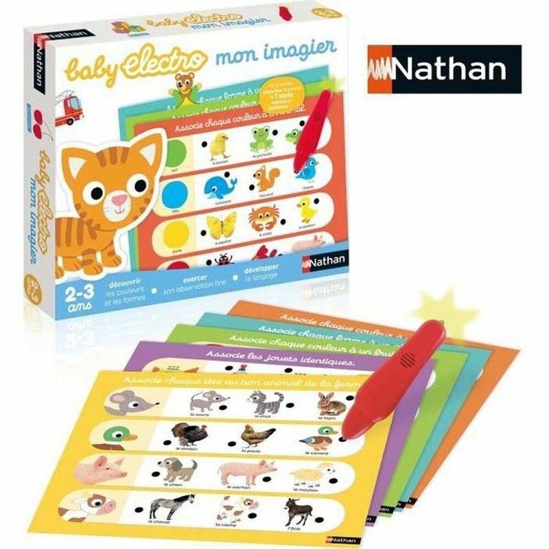 Juego de preguntas y respuestas niños Nathan 31622 con lápiz electrónico