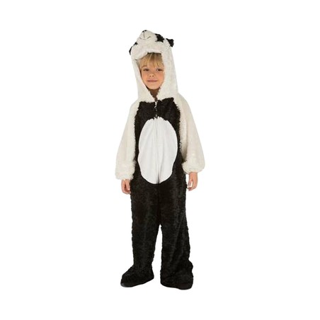 Traje carnaval niño oso panda suave y seguro