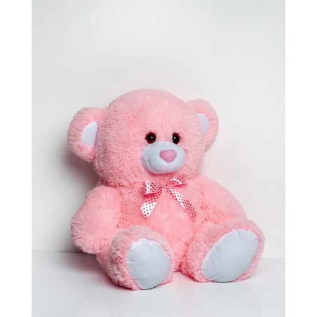 Muñeco de peluche rosa para bebé, ideal para abrazar y jugar