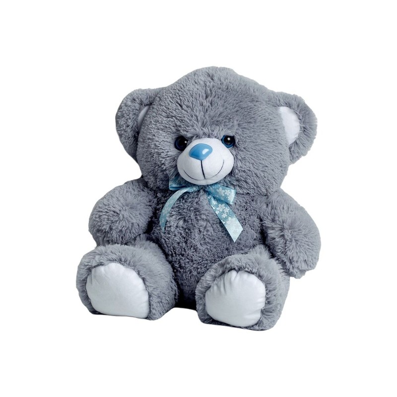Oso de peluche grande gris GO GIFT Tommy de 65 cm