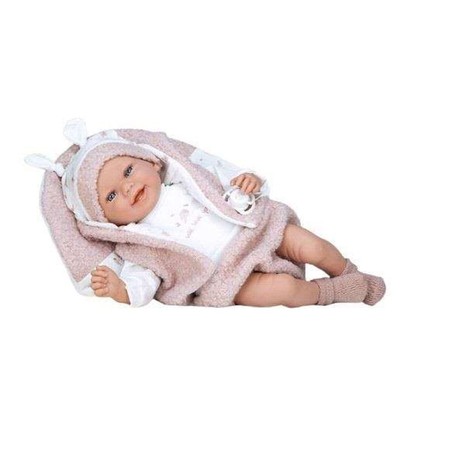 Muñeco Bebé Arias Colin 40 cm con cojín rosa