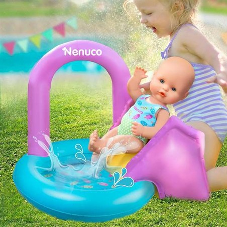 Detalle del Muñeco Bebé Nenuco y sus complementos acuáticos