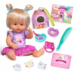 Muñeco bebé Nenuco Fairy 35 cm con alas rosas 2