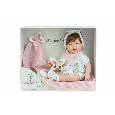 Muñeca Bebé Realista Marina & Pau Sweet Baby Farfalla 42 cm con estuche
