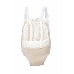 Mochila portabebé muñecos Arias beige para muñecas de 40-45 cm