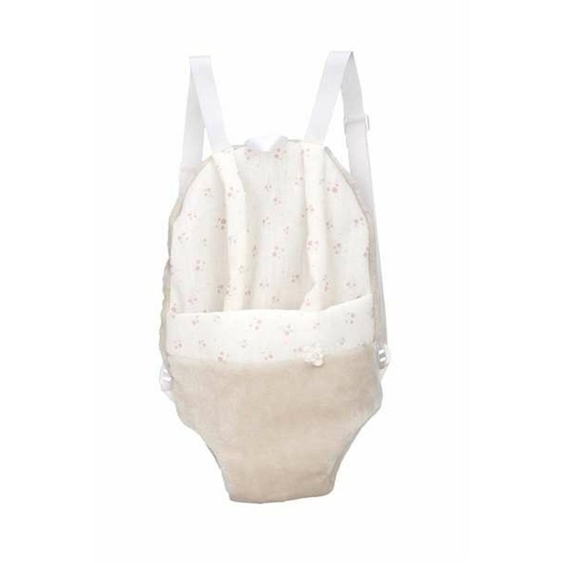 Mochila portabebé muñecos Arias beige para muñecas de 40-45 cm