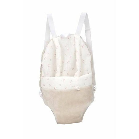 Mochila portabebé muñecos Arias beige para muñecas de 40-45 cm