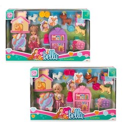 Muñeca Bella Colorbaby con accesorios, juguete infantil ideal para niñas