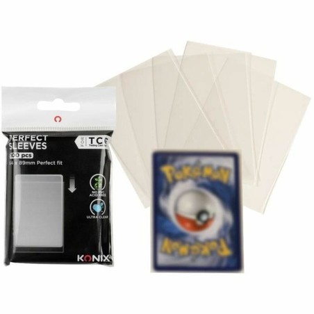 Fundas cartas coleccionables KONIX transparentes para juegos de mesa