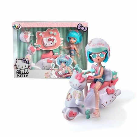 Muñeca infantil Hello Kitty multicolor, ideal para regalo.