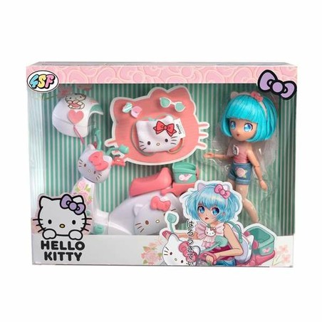Muñeca Hello Kitty para niñas, con embalaje en español.