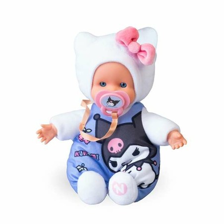 Detalle de la muñeca Nenuco Hello Kitty, con su suave cuerpo y diseño.