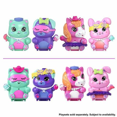 Set de juego Polly Pocket portátil, ideal para viajes
