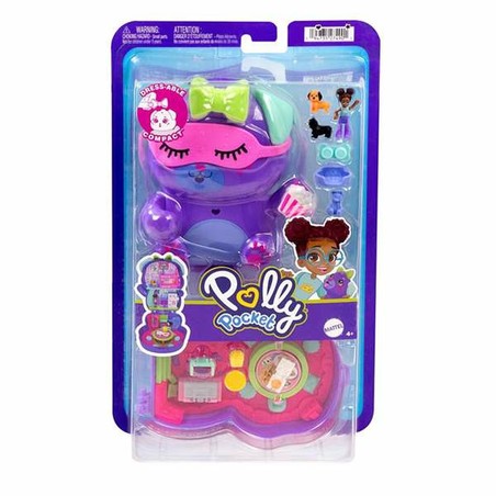Playset Polly Pocket cerrado, listo para llevar a cualquier aventura