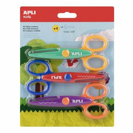Set de manualidades niños Apli con tijeras y papeles de colores