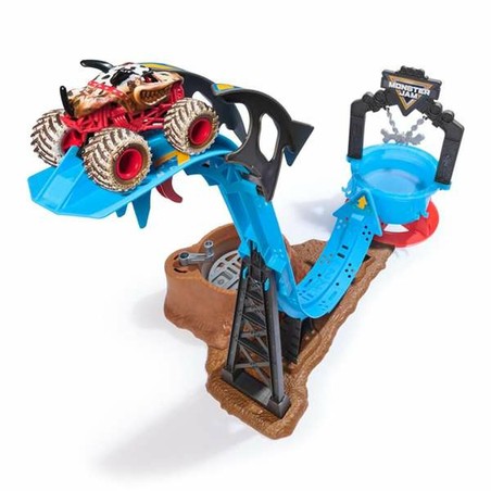Set de juego Monster Jam con rampa y tanque de inmersión